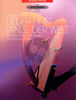 Genzmer Lieder und Tanze der Welt Harfe (20 Volksliedbearbeitungen) (Helga Storck)