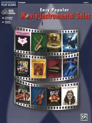 Easy Popular Movie Instrumental Solos for Trumpet (Bk-Audio Online) (Level 1)