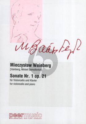 Weinberg Sonate No.1 Op.21 (1945) Violoncello-Klavier (Vainberg, Moisei Samuilovich)