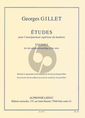 Gillet Etudes pour L'Enseignement Superieur du Hautbois