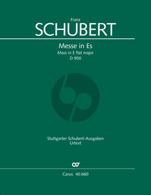 Schubert Messe Es-Dur D.950 Soli-Chor-Orchester Partitur