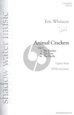 Whitacre Animal Crackers Vol.1 SATB-Piano