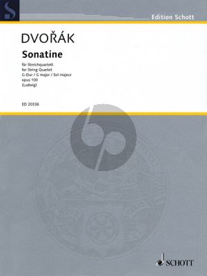 Dvorak Sonatine G-major Op.100 2 Vi.-Va.-Vc. (Score/Parts)