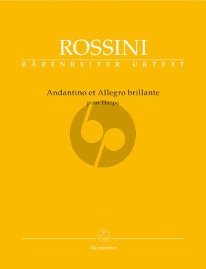 Rossini Andantino et Allegro Brillante for Harp (edited by Patricia B.Brauner)
