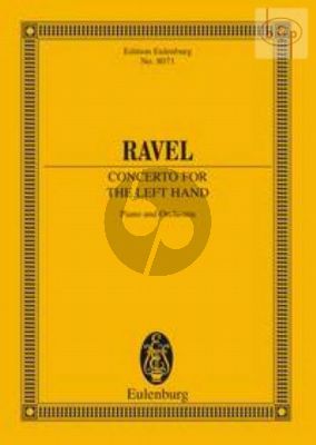 Piano Concerto for the Left Hand D-major (Study Score)