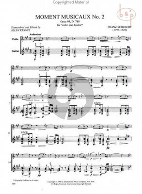 Moments Musicaux No.2 Op.94 (D.780)