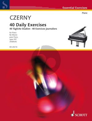 Czerny 40 Daily Studies Op.337 Piano (edited by Ulrich Mahlert)