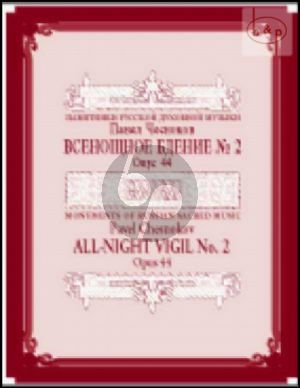 All-Night Vigil No.2 Op.44 (SATB)