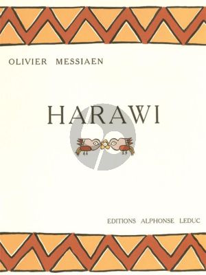 Messiaen Harawi (Chant d'Amour et de Mort) (Voix Elevees)