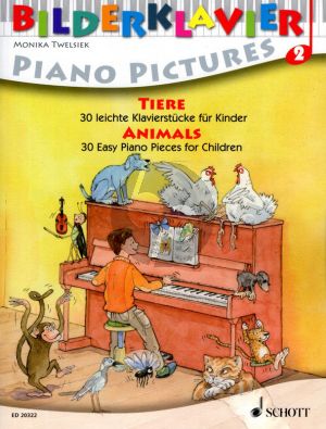 Twelsiek Animals (Tiere) for Piano (30 easy Pieces for Children with illustrations)