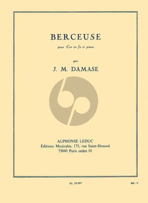 Damase Berceuse pour Cor (F) et Piano