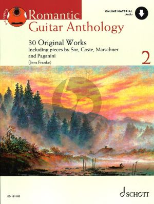 Romantic Guitar Anthology Vol.2 Bk-Audio Online (30 Original Works & Transcriptions) (edited by Jens Franke)