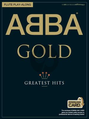 Abba  Abba Gold (Greatest Hits) for Flute Book with Download Card