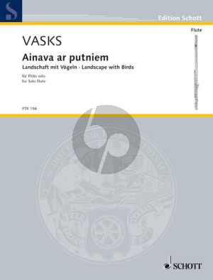 Vasks Ainava ar putniem (Landscape with Birds) (1980) Flute solo