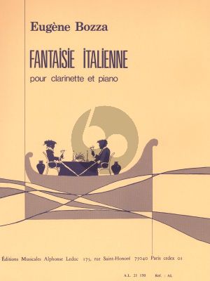 Bozza Fantaisie Italienne Clarinette-Piano