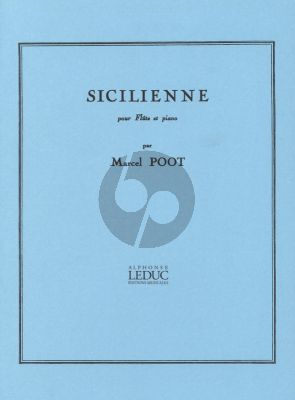 Poot Sicilienne pour Flute et Piano