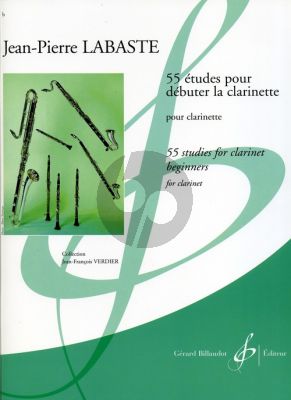 Labaste 55 Etudes pour Debuter Clarinette