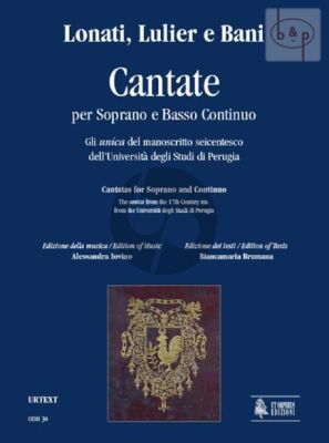 Cantatas (Lonati-Lulier-Bani) (Soprano-Bc)