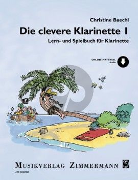 Baechi Die Clevere Klarinette (Lern- und Spielbuch) (Bk-Cd) (with Piano Accomp. Clar.[Bb])