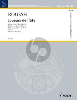 Roussel Joueurs de Flute Op. 27 Flute and Piano (Weinzierl-Wachter)