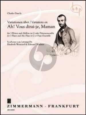 Variations on Ah! Vous dirai-je, Maman (3 Flutes-Alto Flute[G][Flute-Ensemble])