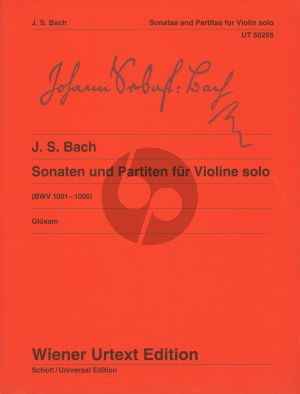 Bcah 6 Sonaten & Partiten BWV 1001 - 1006 Violine Solo (edited by Dagmar Gluxam)