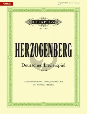 Herzogenberg Deutsches Liederspiel Op.14 ST Soli-SATBB-Piano 4 Hds