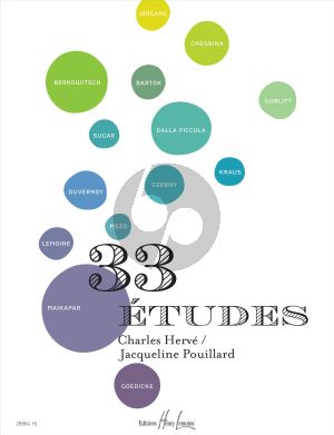 33 Etudes Piano (compiled and edited by Charles Herve & Jacqueline Pouillard)