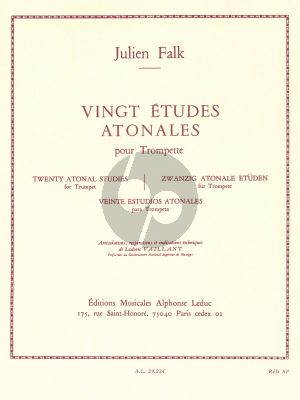 Falk 20 Etudes Atonales Trompette