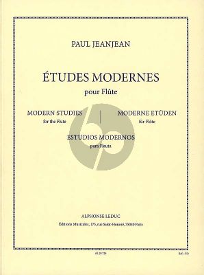 JeanJean Etudes Modernes Flute