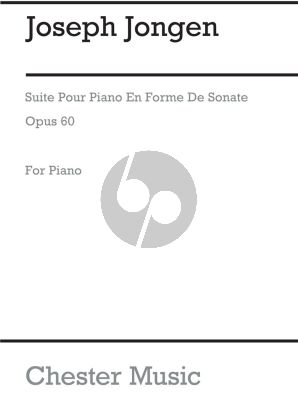 Jongen Suite en Forme de Sonate Op. 60 Piano solo