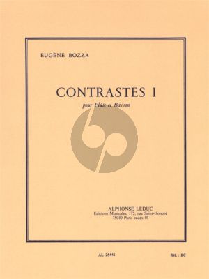 Bozza Contrastes 1 pour Flute et Basson