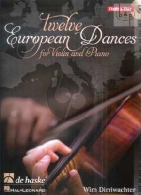 12 European Dances (Violin-Piano) (Bk-Cd)