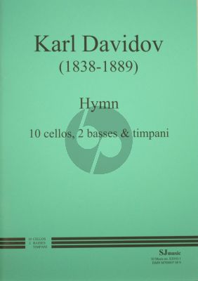 Davidoff Hymn for 10 Cellos-2 Basses and Timps (Score/Parts)