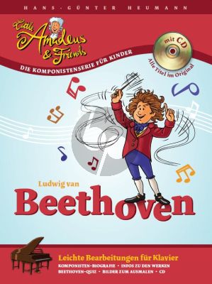 Little Amadeus & Friends - Ludwig Van Beethoven (Bk-Cd) (easy level) (compiled and edited by H.G.Heumann)