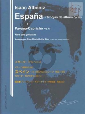 Espana Op.165 and Pavana-Capricho Op.12