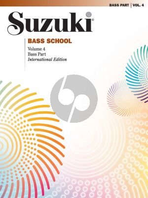 Suzuki Bass School Vol.4 Bass Part International Edition