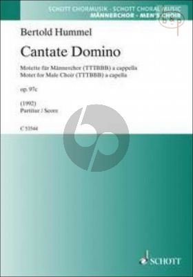 Cantate Domino (Motet) Op.97c (TTTBBB)