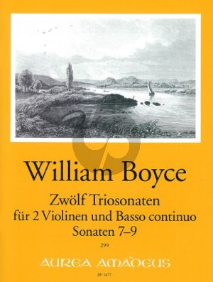 Boyce 12 Triosonaten Vol.3 No.7 - 9 2 Violinen und Bc (Part./Stimmen) (Harry Joelson)