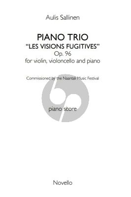 Sallinen Les Visions Fugitives Op. 96 Violin-Cello and Piano (Score/Parts)