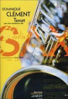 Tercet 3 Alto Sax. Score/Parts