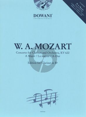 Mozart Concerto A-dur klarinette-orchester KV622