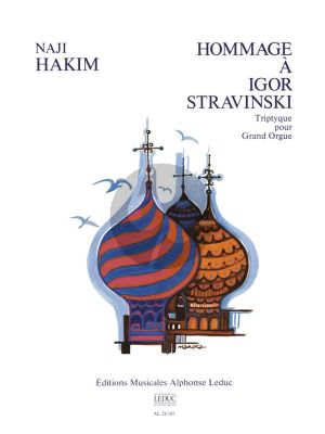 Hakim Hommage a I.Strawinsky pour Orgue