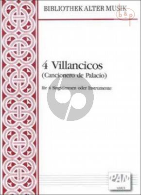 4 Villancicos (Cancionero de Palacio)