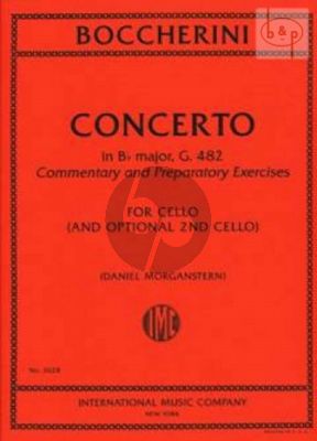 Concerto B-flat major G.482 (Commentary and Preparatory Exercises)