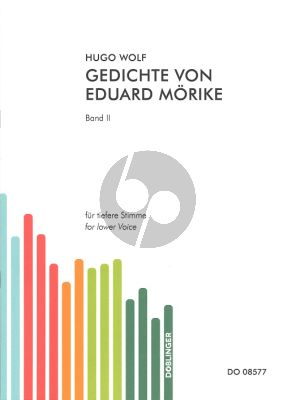 Wolf Gedichte von Eduard Moricke Vol.2 for Low Voice and Piano