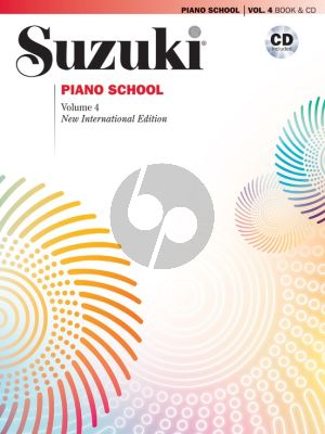 Suzuki Piano School Vol. 4 Book with CD (international edition)