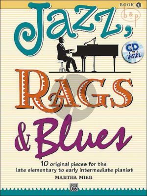 Mier Jazz-Rags & Blues Vol.1 Piano Solo (Book with Cd) (Late Element. to Early Interm.Level)