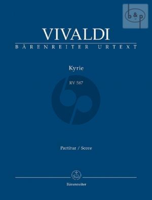 Kyrie RV 587 (SA soli- 2 Mixed Choirs-Orch.) (Full Score)