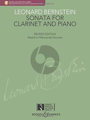 Bernstein Sonata Clarinet and Piano (revised edition) (Bk-Cd) (edited by Richard Walters and Todd Levy)